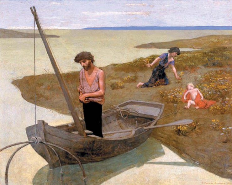 Пюви де Шаванн. Бедный рыбак. 1881