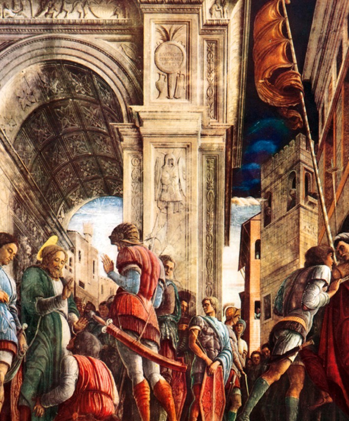 Андреа Мантенья. Шествие святого Иакова на казнь. 1440–1450