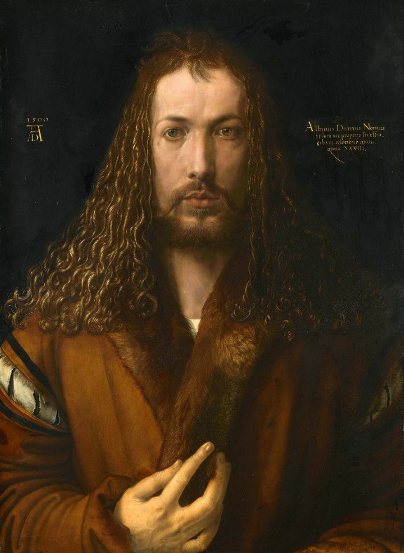 Альбрехт Дюрер Автопортрет в возрасте 28 лет. 1500