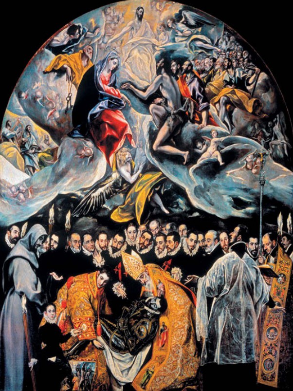 Эль Греко Погребение графа Оргаса, по легенде 1323 г. 1586–1588