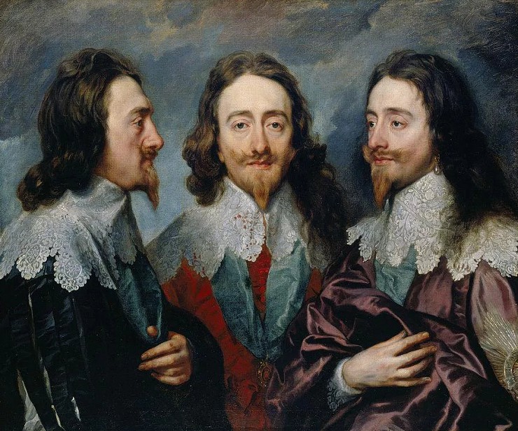Антонис ван Дейк. Тройной портрет Карла I». 1636
