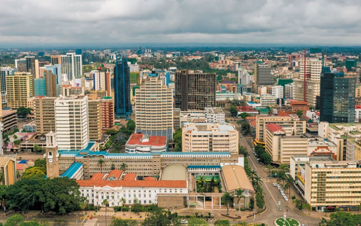 Панорама кенийской столицы