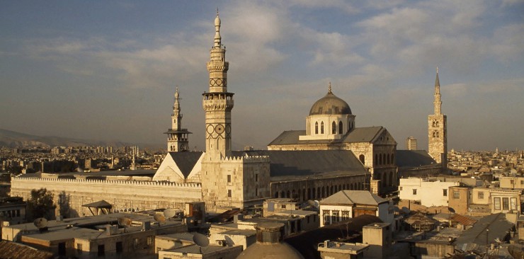 Мечеть Омейядов, или Большая мечеть в Дамаске. Сирия