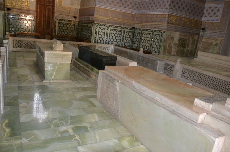 Мавзолей Гур-Эмир в Самарканде. Фамильная гробница Тимура. Узбекистан