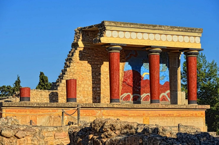 Кносский дворец на Крите. Греция