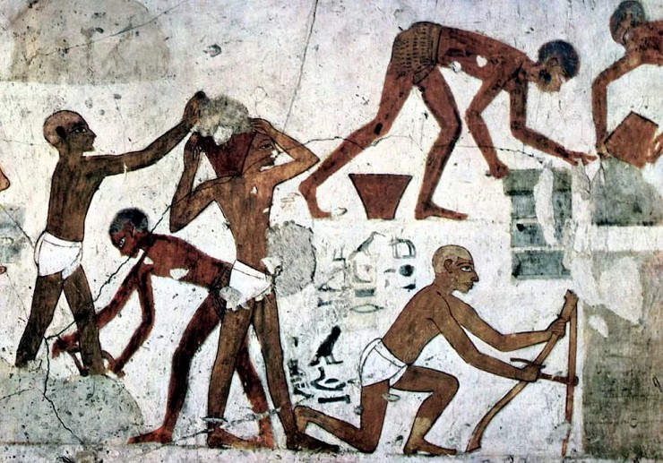 Гробница Рехмира. Фрагмент стелы. Фиванский некрополь. Египет 