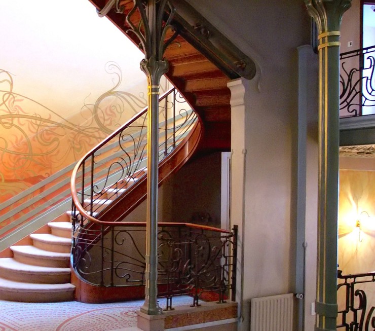 Лестница в Отеле Тассель. 1893–1894. Брюссель. Бельгия