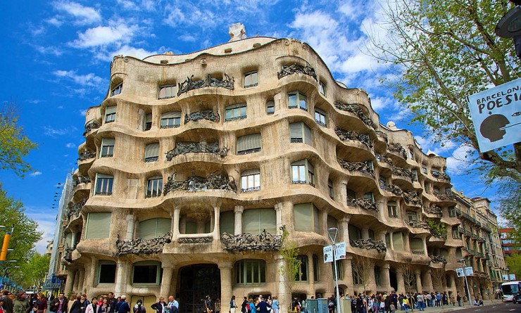 Каса Мила в Барселоне. Испания