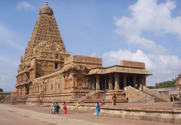Великий храм Брахадисвара в Танджавуре. Индия