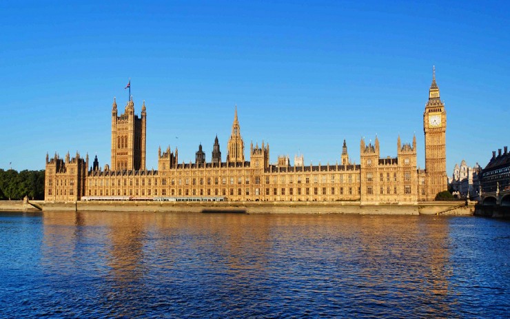 Британский парламент (Вестминстерский дворец). Лондон. Великобритания 