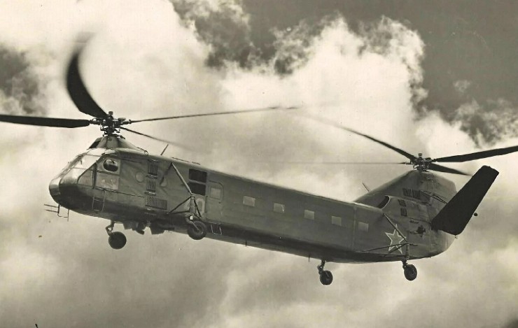 Двухвинтовый вертолет-гигант Як-24 