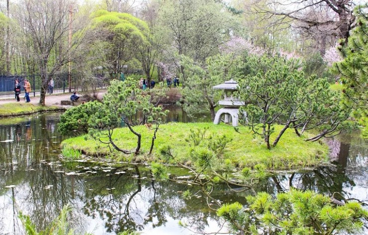 Экспозиция Японский сад