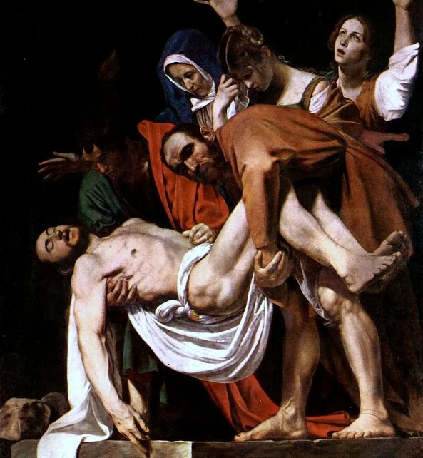 «Положение во гроб», Караваджо, 1602–1603, холст, масло