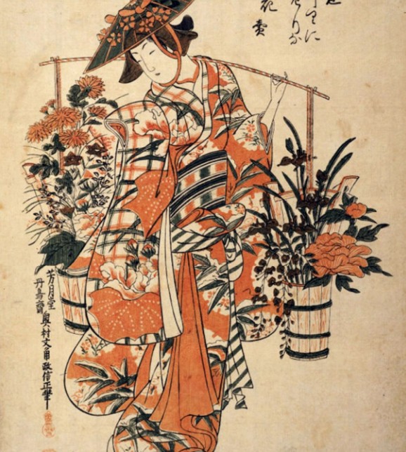 Окомура Масанобу - Женщины в живописи