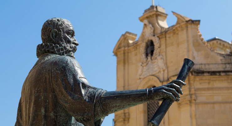 Памятник Великого магистра на Мальте