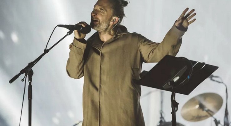 Группа Radiohead на фестиваль в Гластонбери
