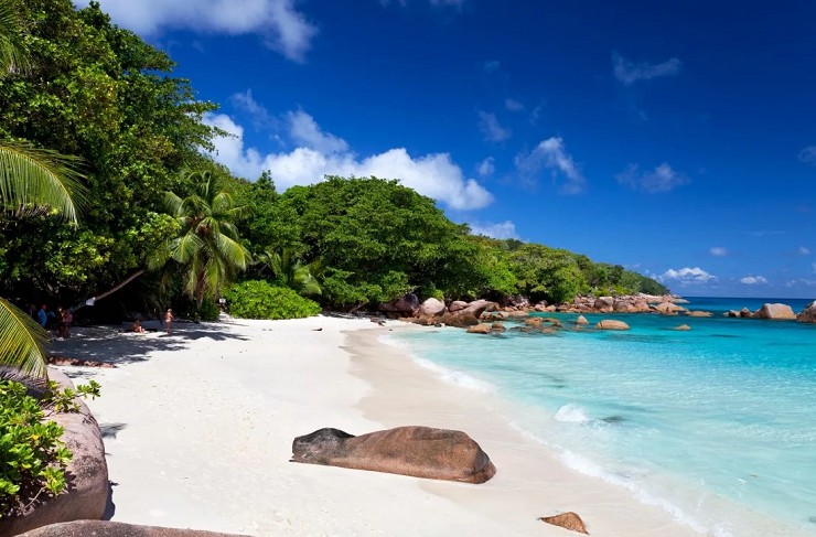 Пляжи Сейшельских островов в Индийском океане
