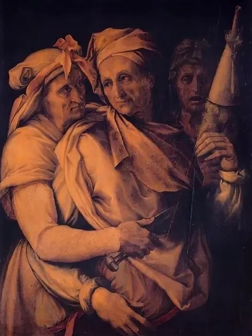 Франческо Сальвиати. Мойры,прядущие нить жизни. 1550. Палаццо Питти, Флоренция