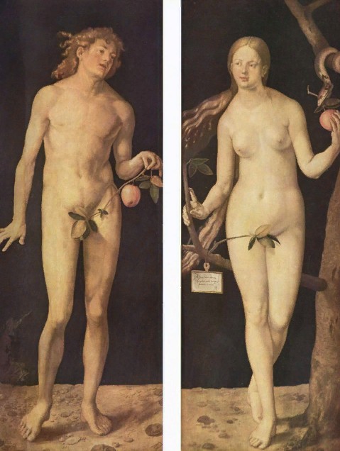 Адам и Ева (диптих). Альбрехт Дюрер, 1507 г.