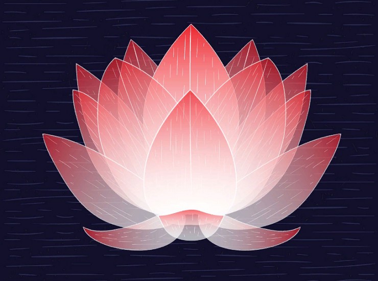 Один из главных символов индуизма и буддизма — цветок лотоса