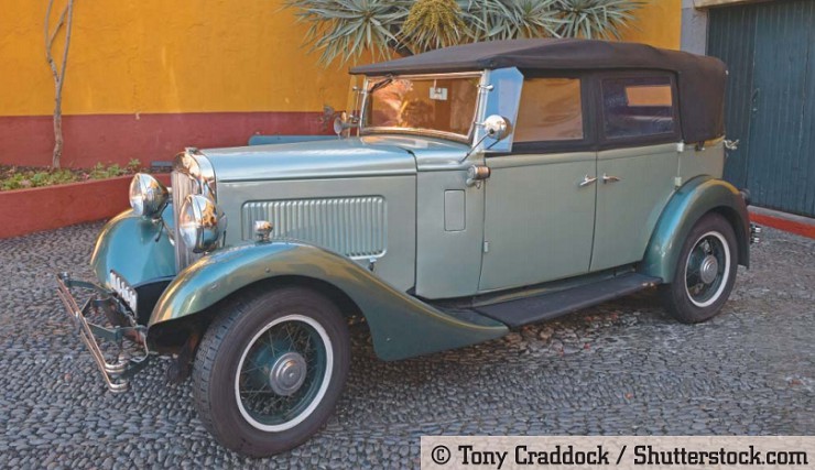 Автомобиль Austin 12 1932 г. Фуншал, Португалия, декабрь 2017 г.