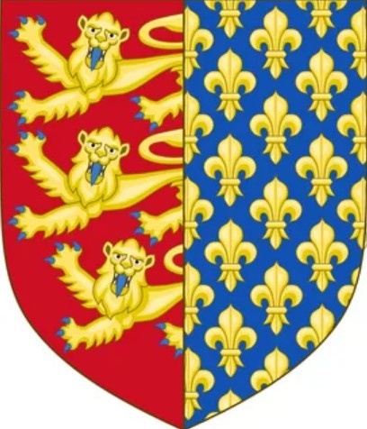Брачный герб Маргариты Французской. 1299 г.