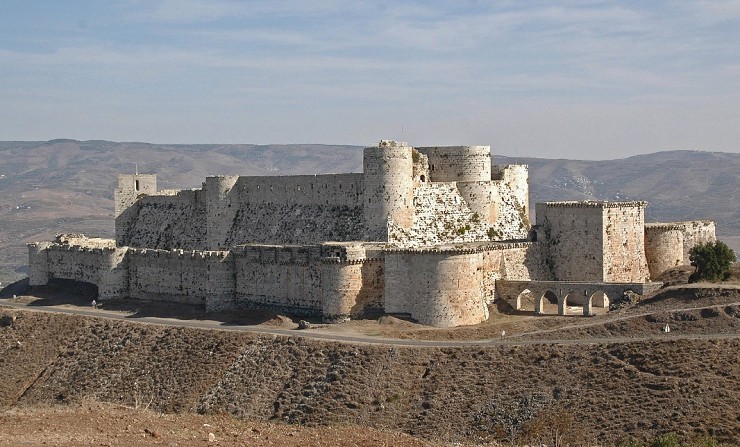Крепость Крак де Шевалье.Современный вид 