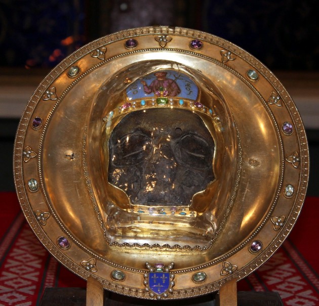 Голова Иоанна Крестителя – одна из реликвий Византии, вывезенная крестоносцами во Францию (г. Амьен) в 1204 г. 