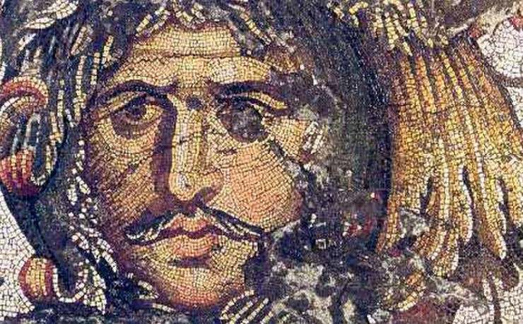 Готский вождь. Мозаика из дворца в Константинополе. VI в.