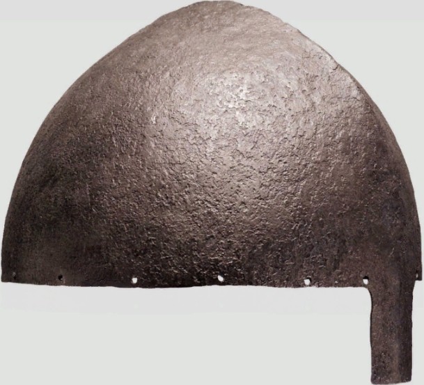 Цельнокованый шлем нормандского или франкского типа. XI в.