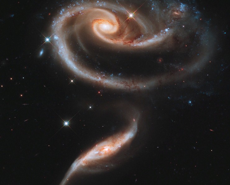 Пара галактик Arp 273