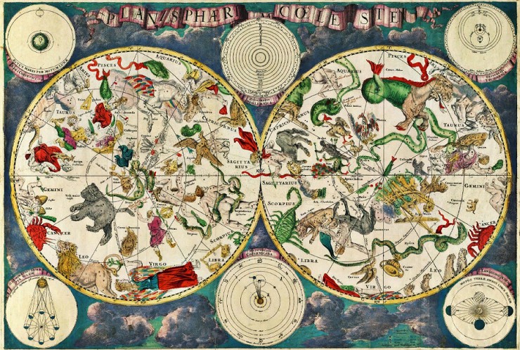 Древняя карта звездного неба