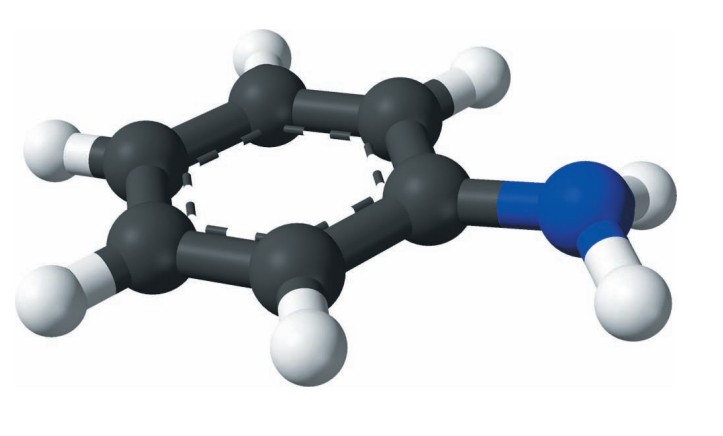 Химическая структура анилина 