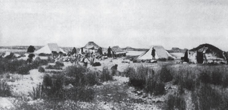 Фотография одной из стоянок Пржевальского во время очередной экспедиции