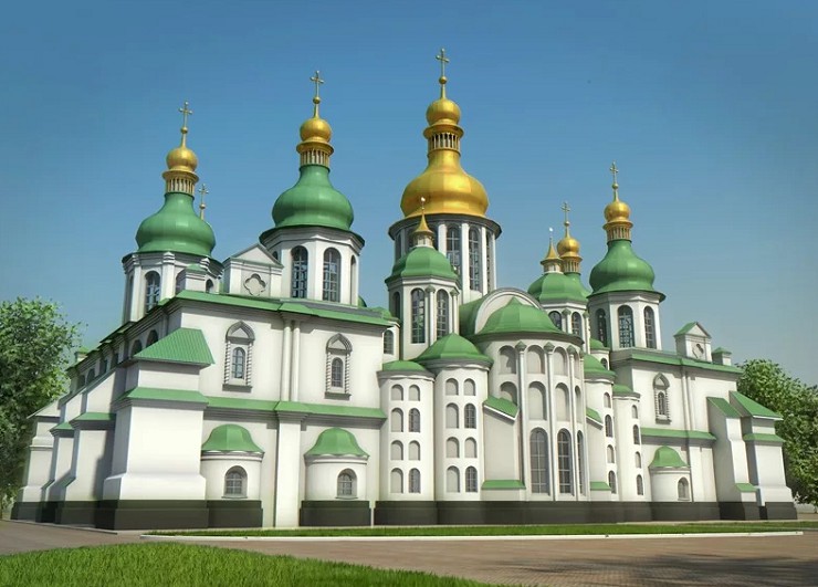 Киевский Софийский собор. Современный вид 
