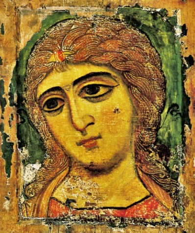 Ангел Златые Власы. Икона XII в. 