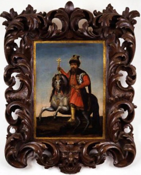 Конный портрет царя Алексея Михайловича. Копия с работы XVII в. 