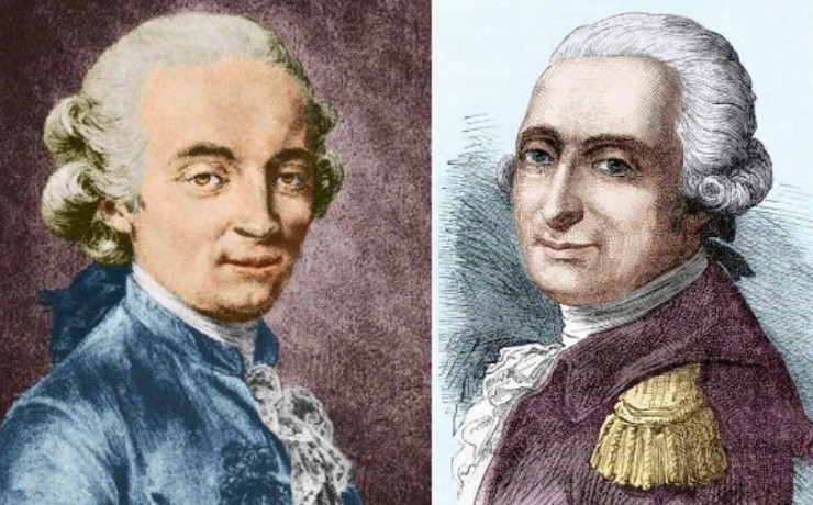 Маркиз Франсуа Лоран д'Арланд и французский ученый Жан-Франсуа Пилатр де Розье