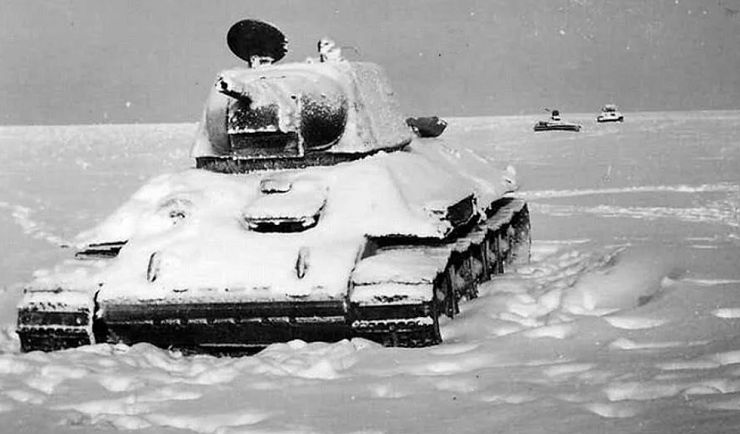 Т-34 зимой