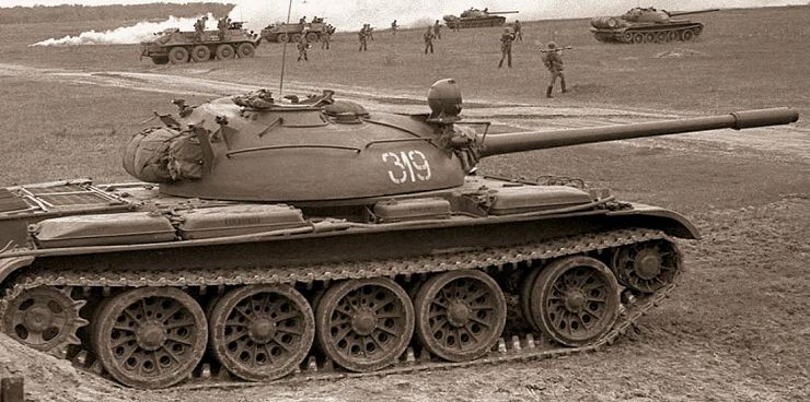 Т-54 на поле боя