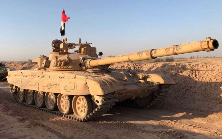 Танки вооруженных сил Ирака Т-72