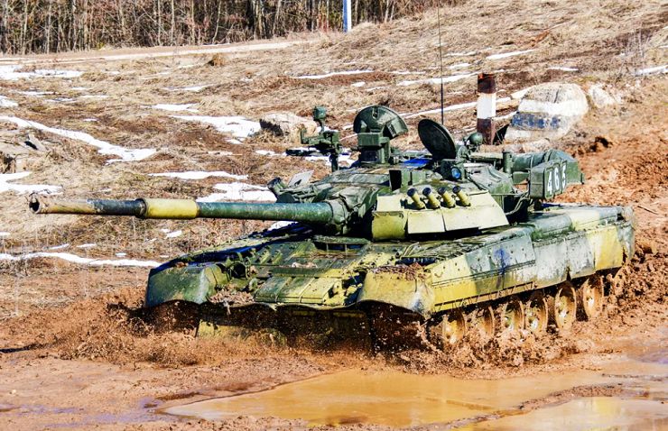 Демонстрация возможностей танка Т-80У