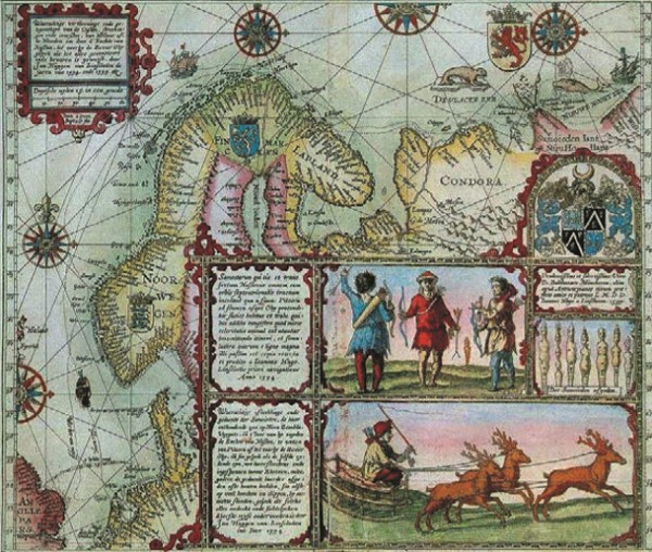 Средневековая карта Северной Европы