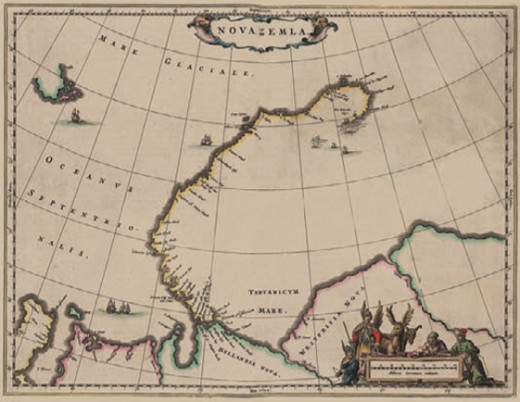 Незаконченная карта побережья Новой Земли
