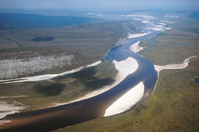 Река Оленёк на Таймыре