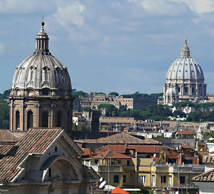 Купола над Римом: Сан-Андреа-делла-Валле и Святой Петр