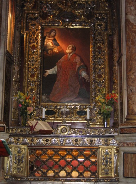 Мощи Святого Филиппо Нери в церкви Санта-Мария-ин-Валичелла