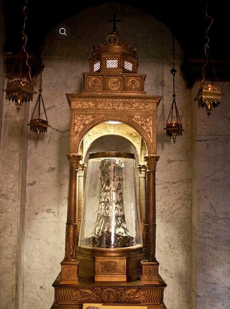 Столб бичевания Христа в базилике Санта Просседе