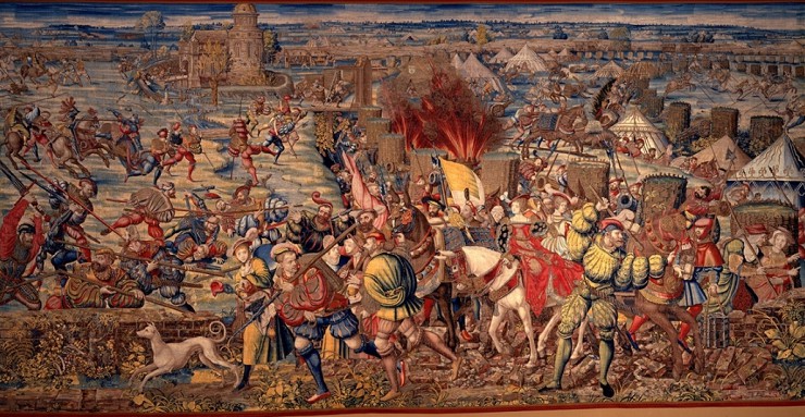 Б. Орлей. Битва при Павии. XVI век