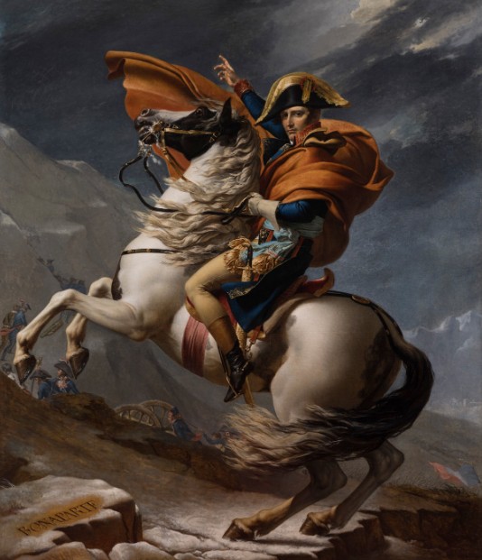 Ж. Л. Давид. Наполеон переходит через Альпы